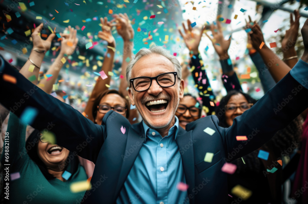 success business party celebrating a victory concept success business party celebrating a victory concept