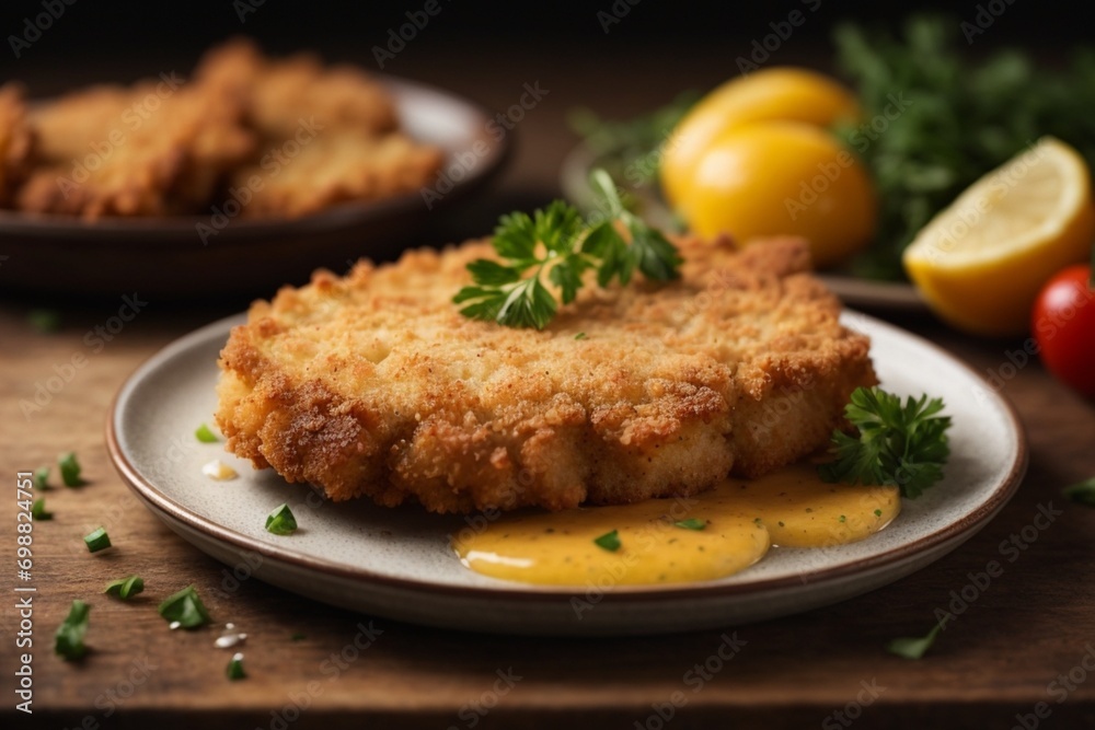 meatballs with tomato sauce (Wiener Schnitzel)