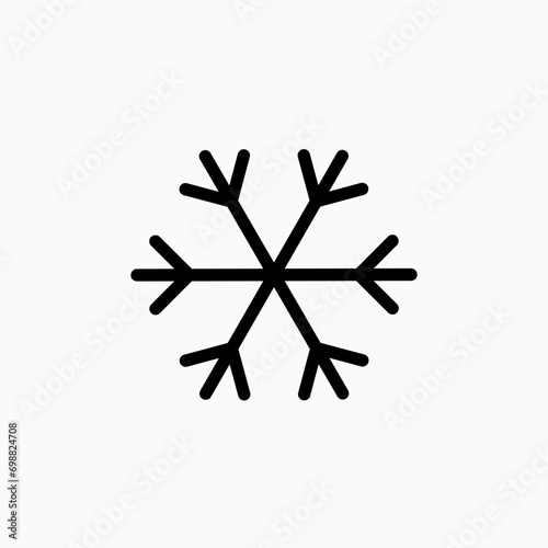 Frozen  Icon. Freeze Symbol - Vector Logo Template.
