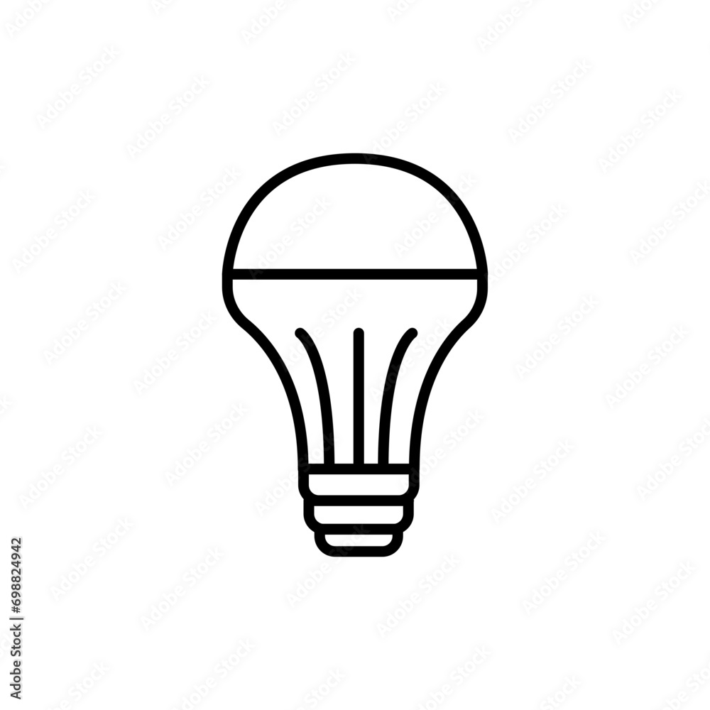 Lightbulb outline icons, minimalist vector illustration ,simple transparent graphic element .Isolated on white background Lightbulb outline icons, minimalist vector illustration ,simple transparent graphic element .Isolated on white background