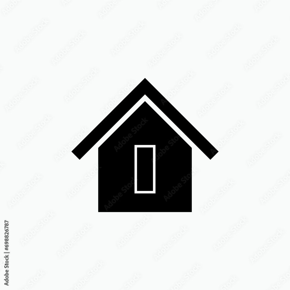 Home Icon. House, Residence Symbol - Vector. Home Icon. House, Residence Symbol - Vector.