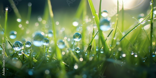 photo of dew on grass