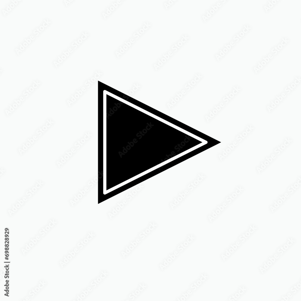 Right Arrow Icon - Vector, Sign and Symbol for Design, Presentation, Website or Apps Elements. Right Arrow Icon - Vector, Sign and Symbol for Design, Presentation, Website or Apps Elements.