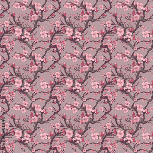 Seamless Japanese Pattern Wallpaper