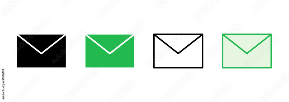 Mail icon set. email icon vector. E-mail icon. Envelope illustration Mail icon set. email icon vector. E-mail icon. Envelope illustration