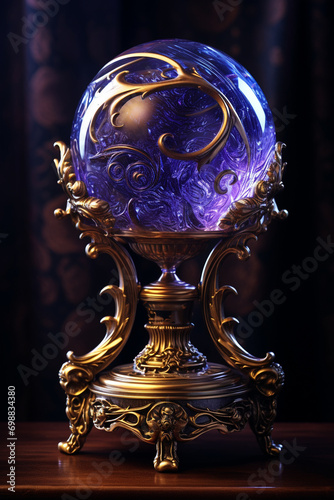 divination ball illustration