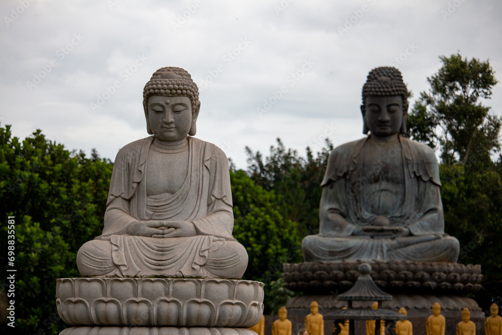 Buda Amitabha. Templo Budista Chen Tien. Foz do Iguaçu, Paraná.