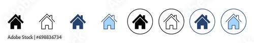 House icon vector. Home sign and symbol