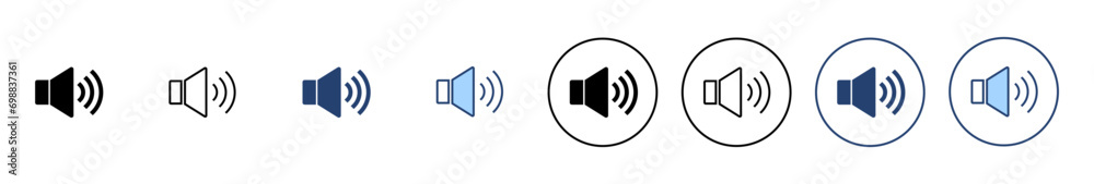 Speaker icon vector. volume sign and symbol. loudspeaker icon. sound symbol Speaker icon vector. volume sign and symbol. loudspeaker icon. sound symbol