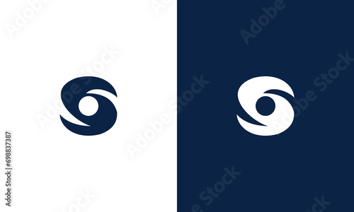 initial s logo design vector photo