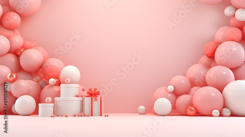 3D Render New Year Background, Simple , Celebration, Festive, Holiday