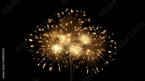 3D Render Fireworks in Style  Celebration  Fireworks  New Year