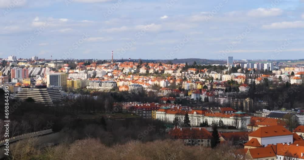 Malá Strana (Lesser Town) view from the Petřín Lookout Tower. Prague, Czech Republic Malá Strana (Lesser Town) view from the Petřín Lookout Tower. Prague, Czech Republic
