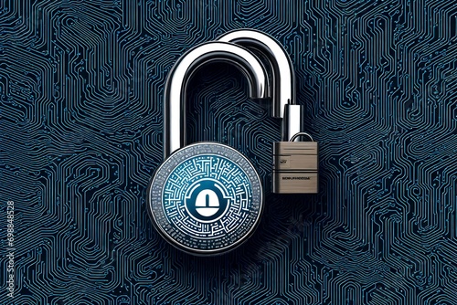 padlock and key