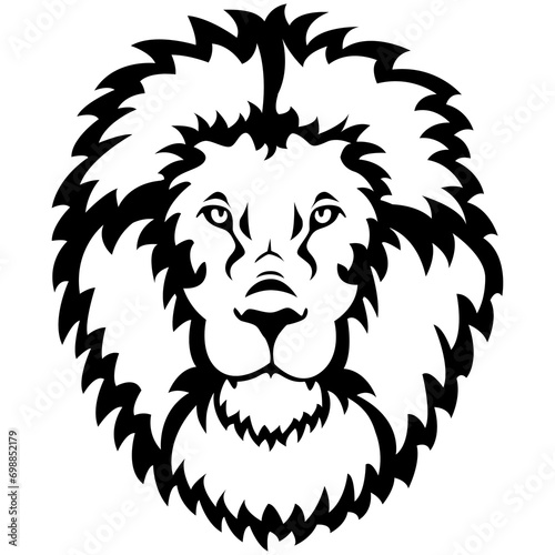 lion head vector