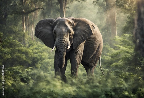 elephant in the wild © Ikram