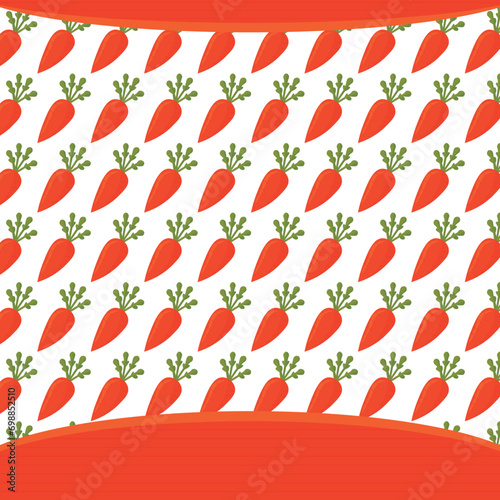 Carrot pattern, background for kitchen fabrics or backgrounds for design, carrot repeat, great for vegan publication background too