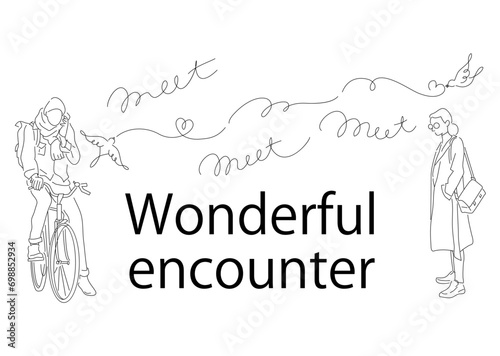 nuance_illustration_town_pouple,HP_TOP_image_topics,出会い,カップル,バレンタインデー,結婚,パートナー