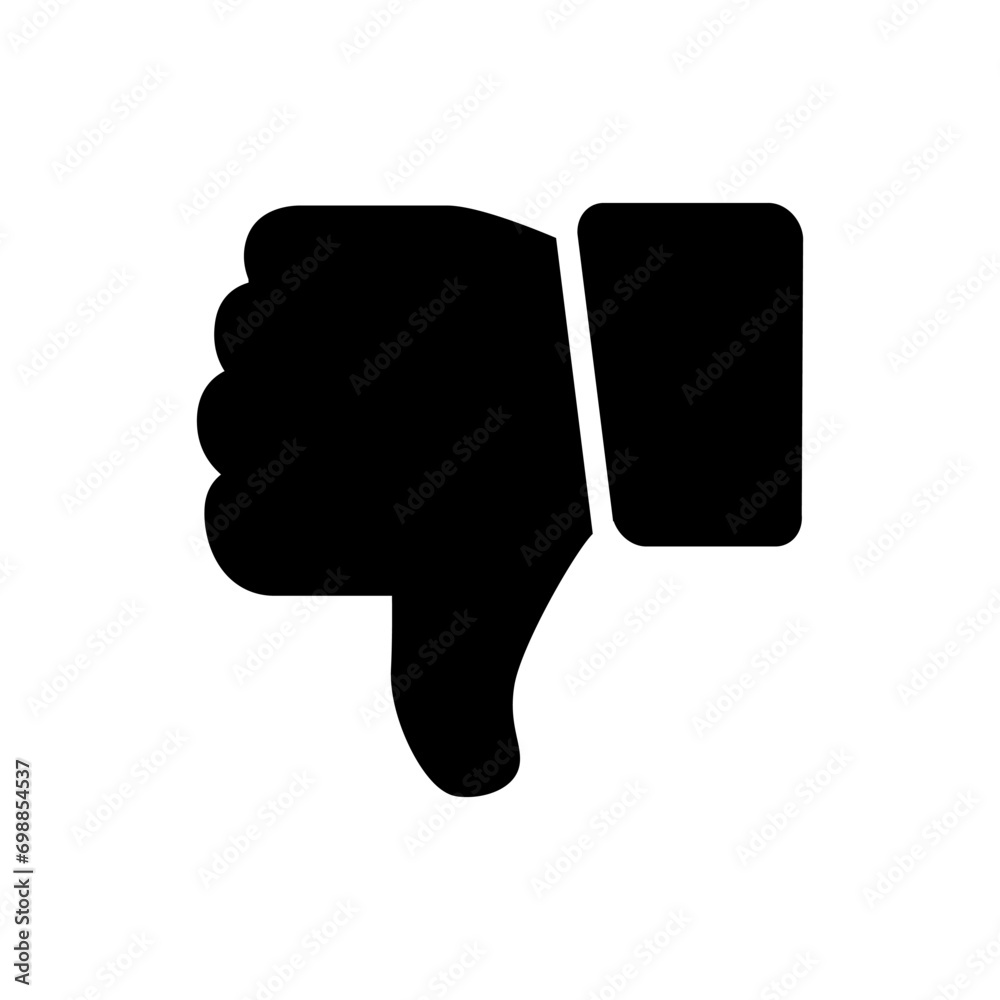 dislike icon. Editable and changeable color. dislike icon. Editable and changeable color.