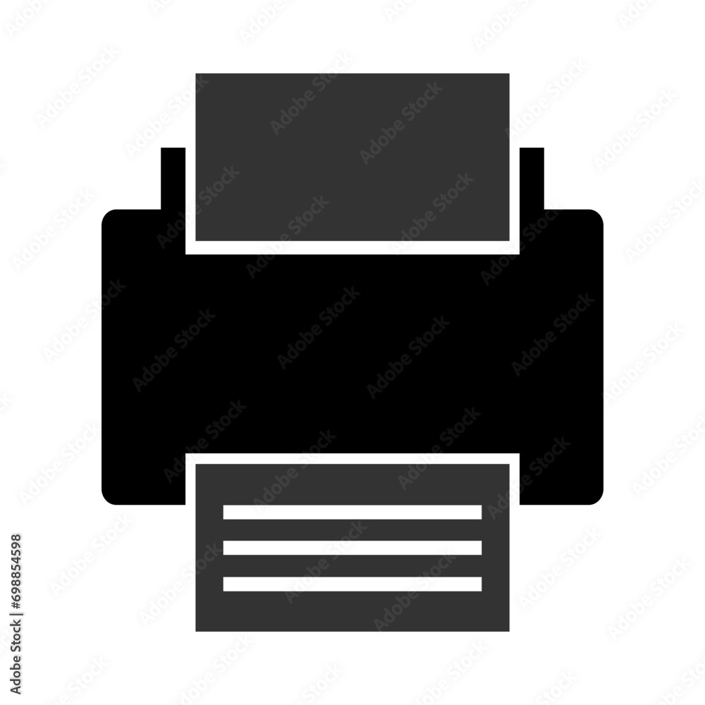 Print tool icon. Print symbol on the app. Printer icon on a blank editable background. Print tool icon. Print symbol on the app. Printer icon on a blank editable background.