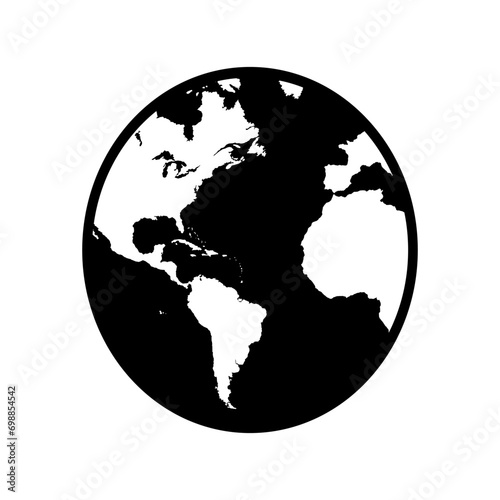 Planet map globe icons. Vector earth symbols, world globus pictograms, traveler wide geography symbol.