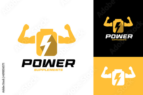 Power Bolt Energy Supplement Logo Design