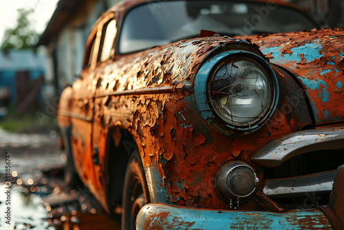 old rusty car