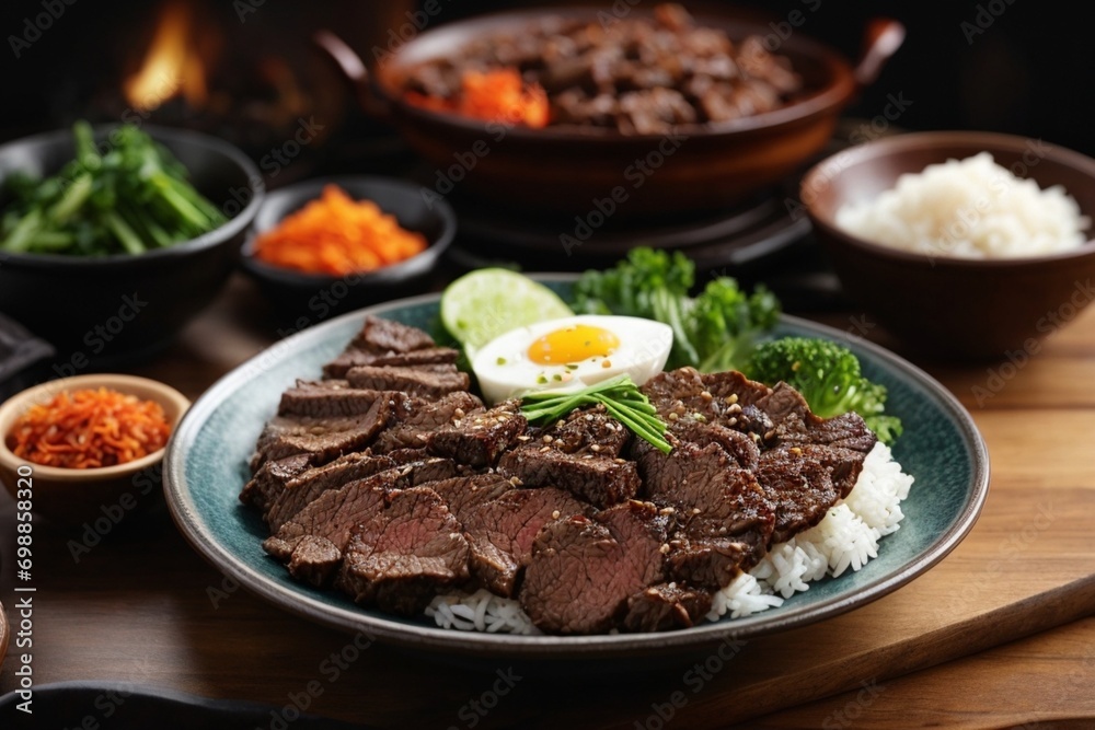 stew with vegetables (Bulgogi)