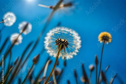 dandelion in the grass