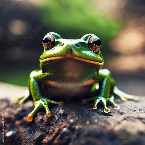 Serene Frog at Water's Edge