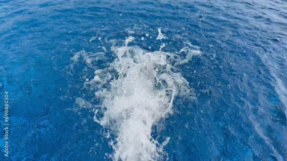 Water Burst in A Pool
