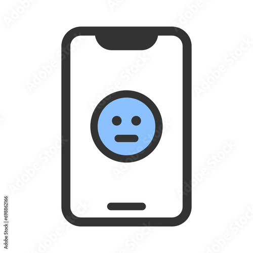 顔のマーク スマホアイコン	
