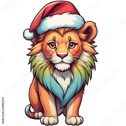 Santa Little Lion