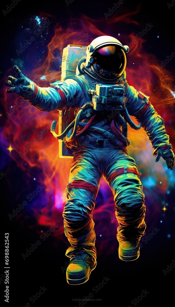 astronaut in space