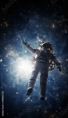 astronaut in space