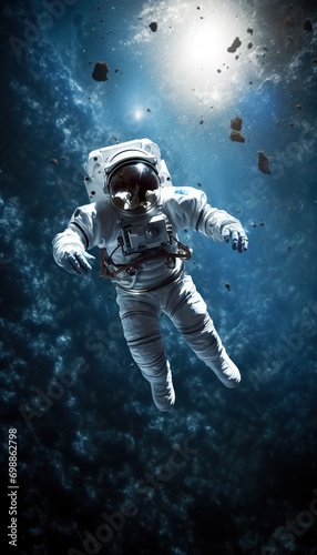 astronaut in space