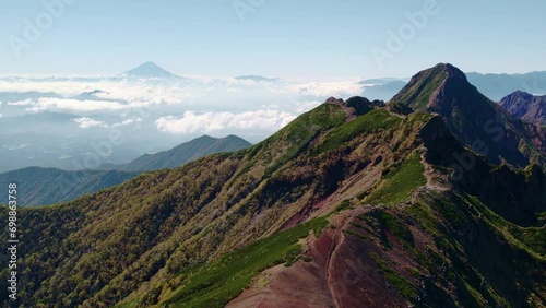 【八ヶ岳】赤岳から硫黄岳ドローン映像集⑦　日本の山　長野県