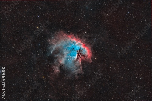 Bild auf Leinwand Pacman Nebula 2