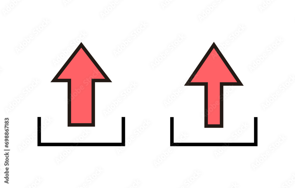 Upload icon set illustration. load data sign and symbol Upload icon set illustration. load data sign and symbol