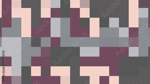 Abstract background using pixels with aesthetic geometric shapes