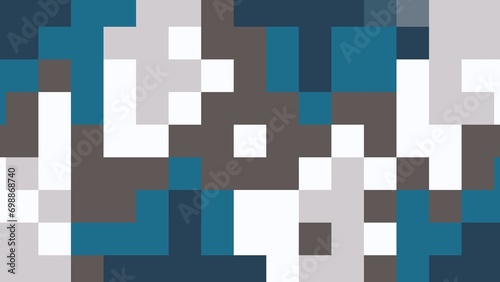 Abstract background using pixels with aesthetic geometric shapes