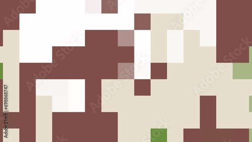 Abstract background using pixels with aesthetic geometric shapes