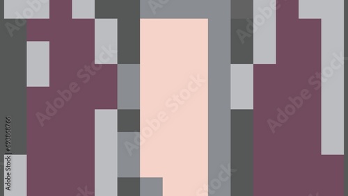 Abstract background using pixels with aesthetic geometric shapes