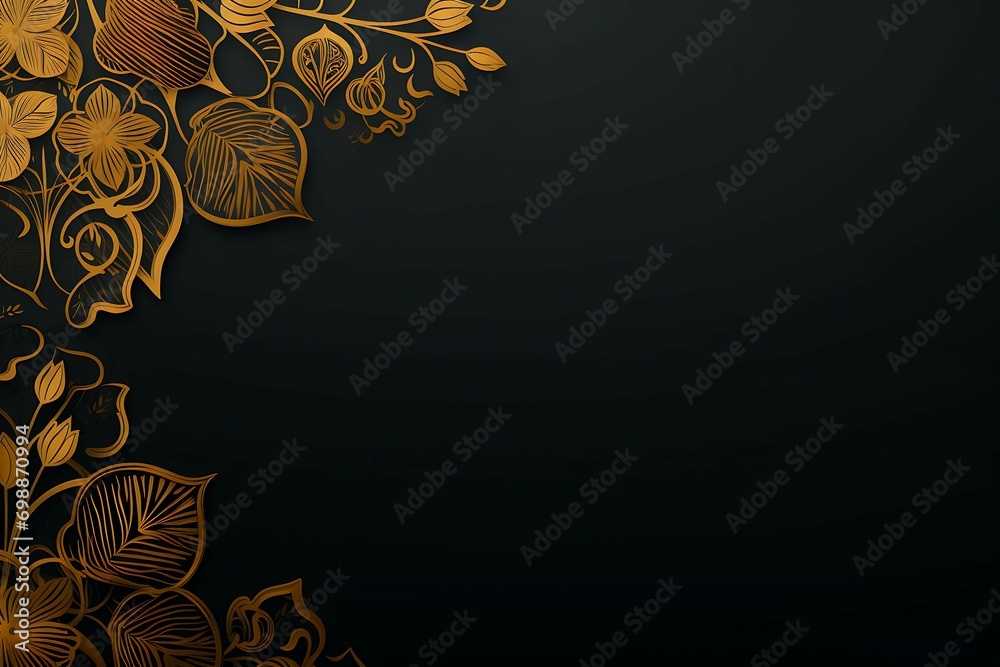 Fototapeta premium flat simple Islamic ornament background