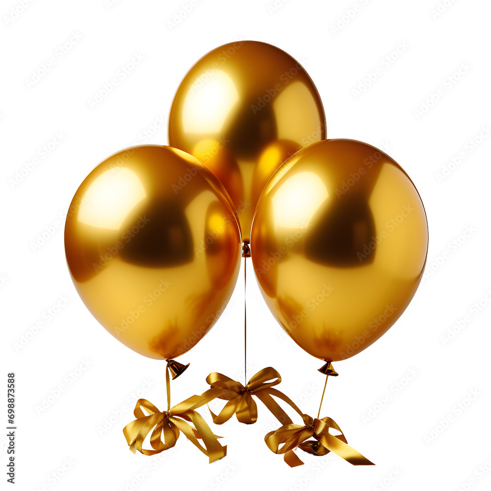 3d golden balloons isolated on transparent or white background,3d balloon 3d golden balloons isolated on transparent or white background,3d balloon