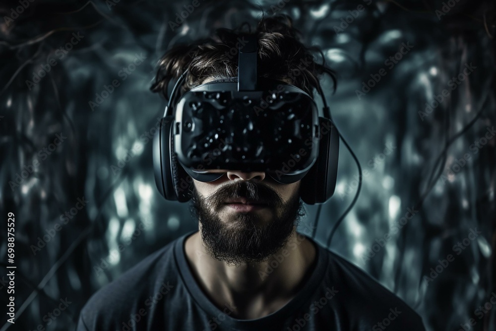 Mental disorder induced by prolonged exposure to virtual reality. Symptoms include confusion