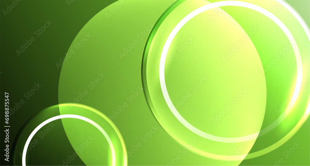 Neon glass circle copyspace for your text or product presentation geometric background. Vector illustration For Wallpaper, Banner, Background, Card, Book Illustration, landing page Neon glass circle copyspace for your text or product presentation geometric background. Vector illustration For Wallpaper, Banner, Background, Card, Book Illustration, landing page