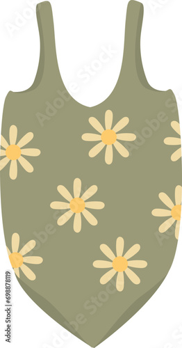 women beachwear vector illustration