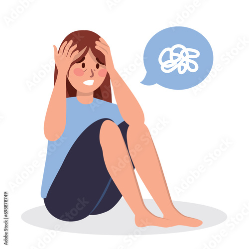 depression woman stress