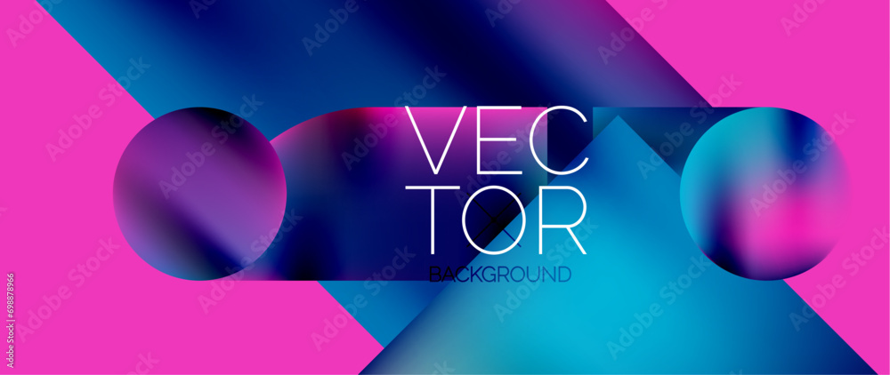 Squares and circles design. Fluid color gradients with metallic effects. Serene synergy of shapes, merging squares and circles into harmonious, captivating design Squares and circles design. Fluid color gradients with metallic effects. Serene synergy of shapes, merging squares and circles into harmonious, captivating design